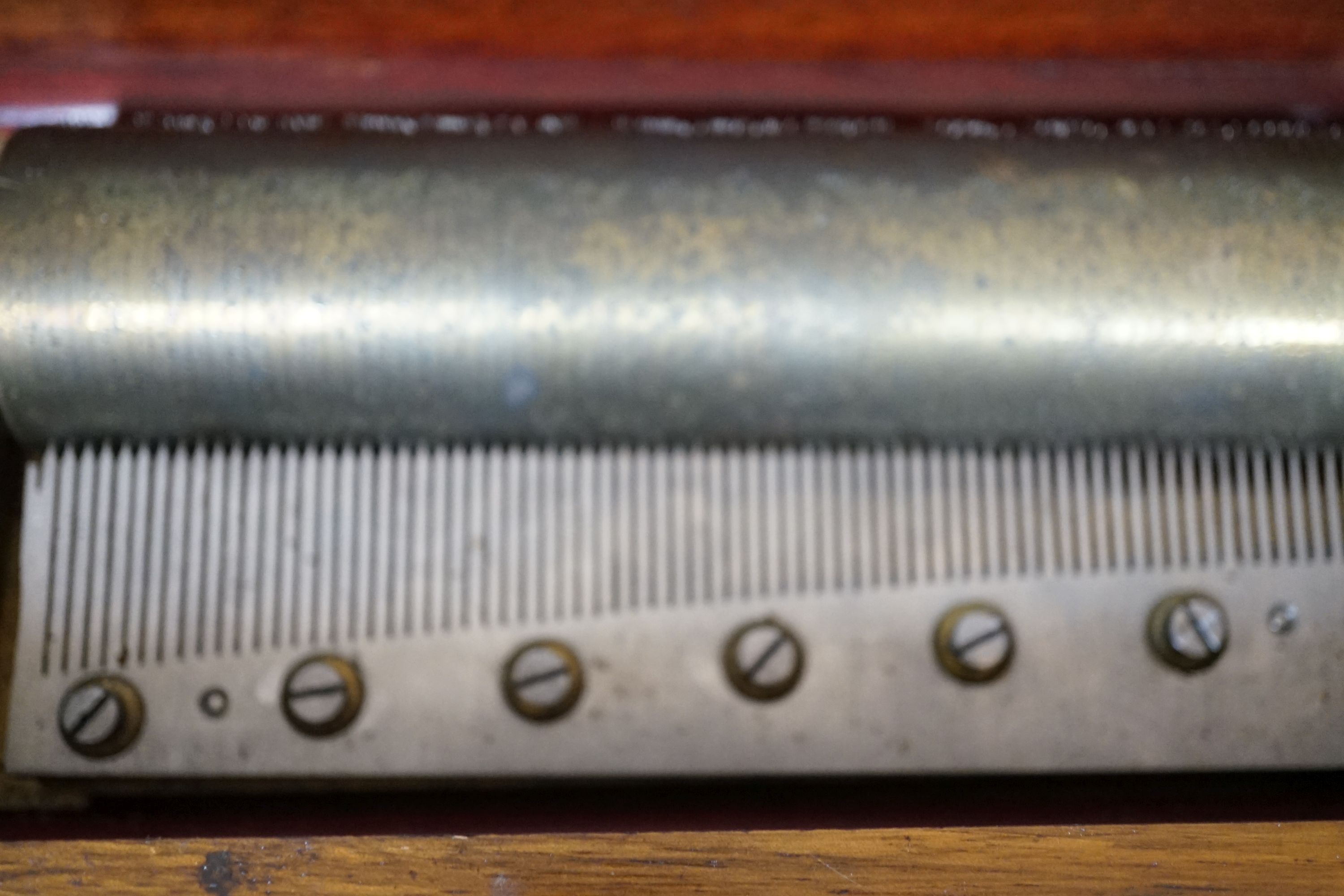 A 19th century Swiss musical box